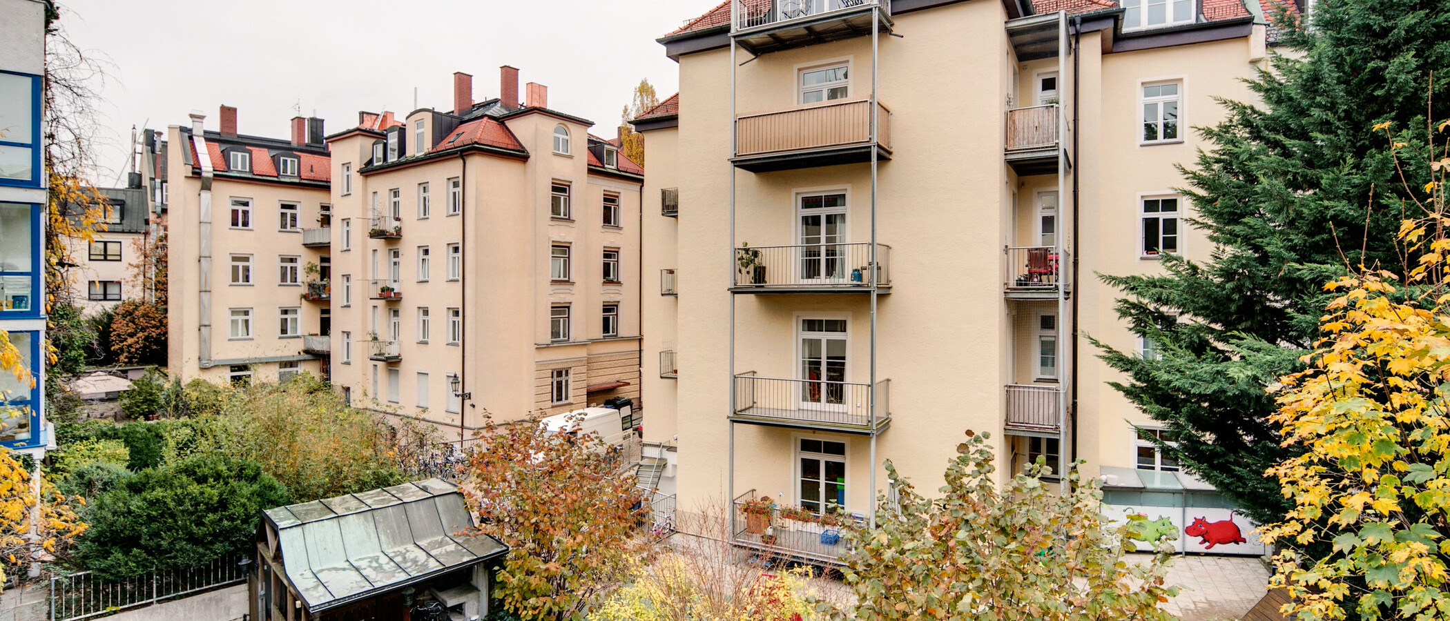 apartamento München Schwabing (rechts der Leopoldstraße) 02 vista 1976