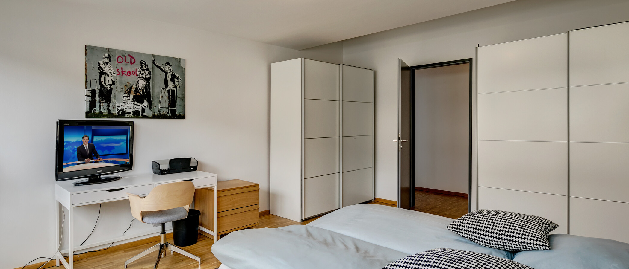 ático con terraza München Maxvorstadt - Museumsviertel 03 dormitorio 2