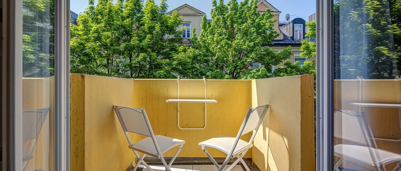 apartamento München Schwabing-West (rund um den Hohenzollernplatz) 01 balcón 2152