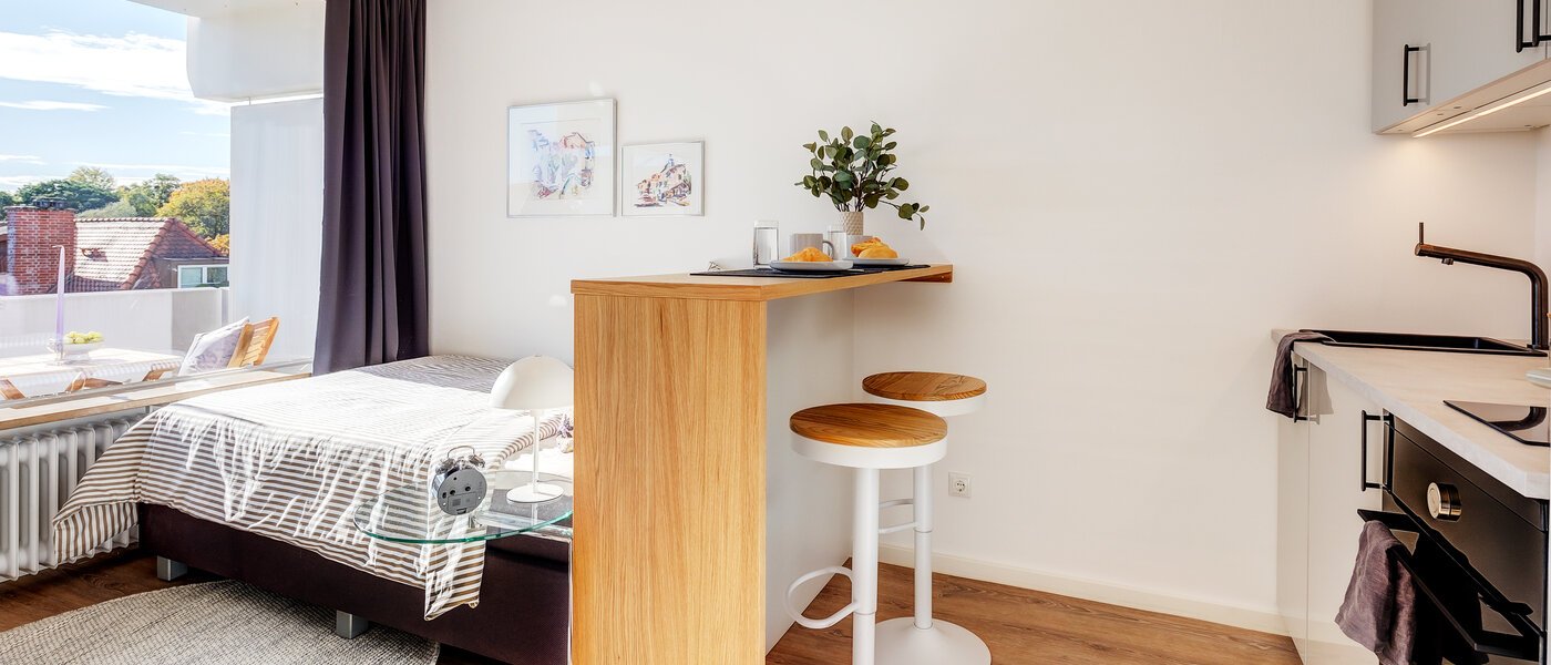 apartamento München Schwabing-Nord (zw. Leopoldstraße & Englischen Garten) 01 zona de día  2242