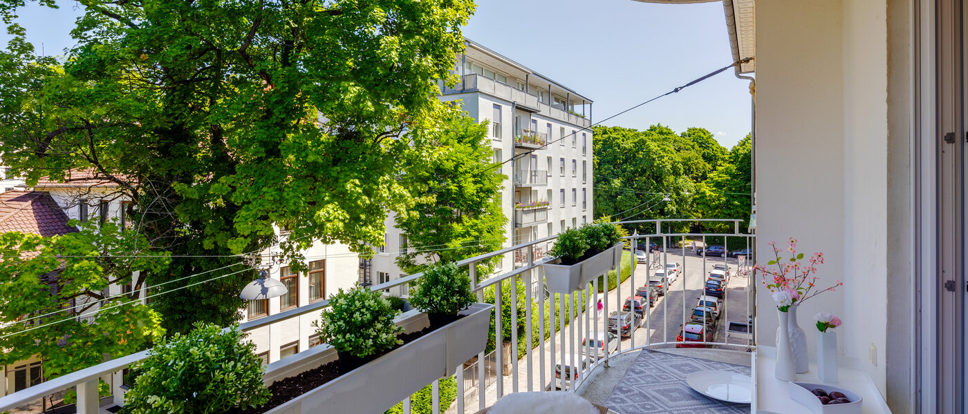 apartamento München Schwabing (links der Leopoldstraße) 06 balcón 2407
