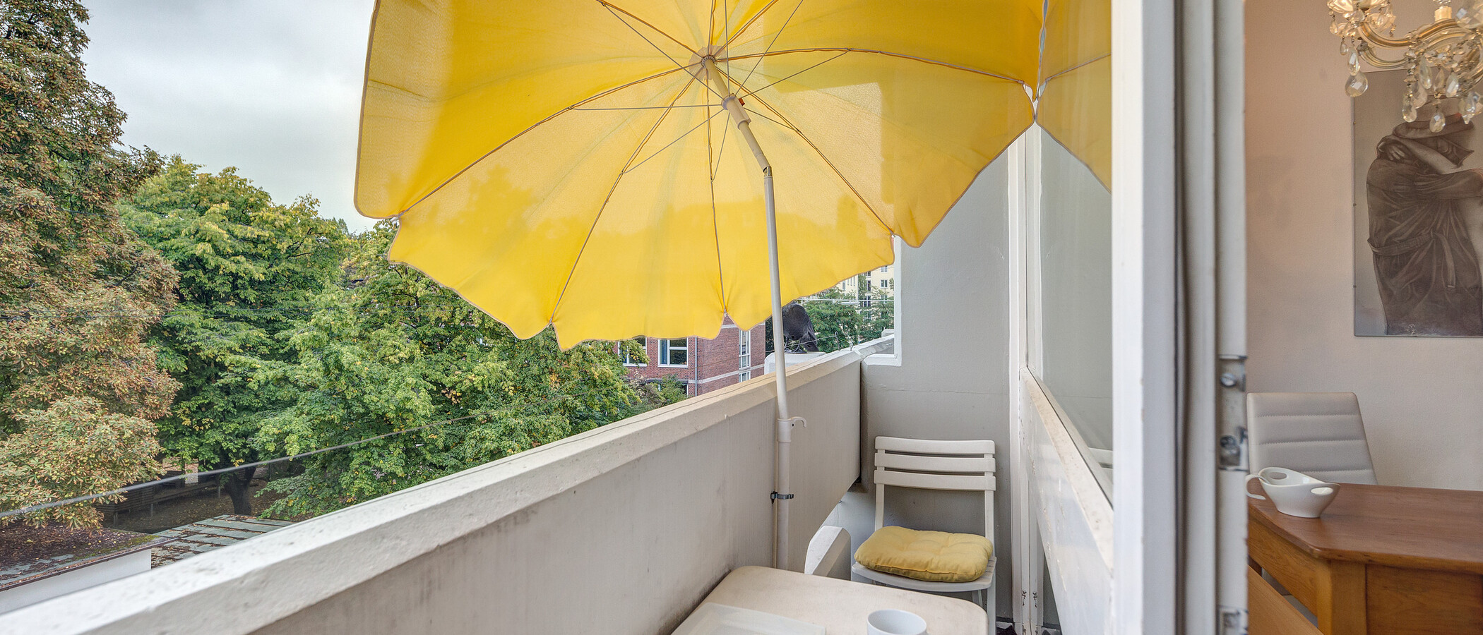 apartamento München Schwabing (links der Leopoldstraße) 01 balcón 2684