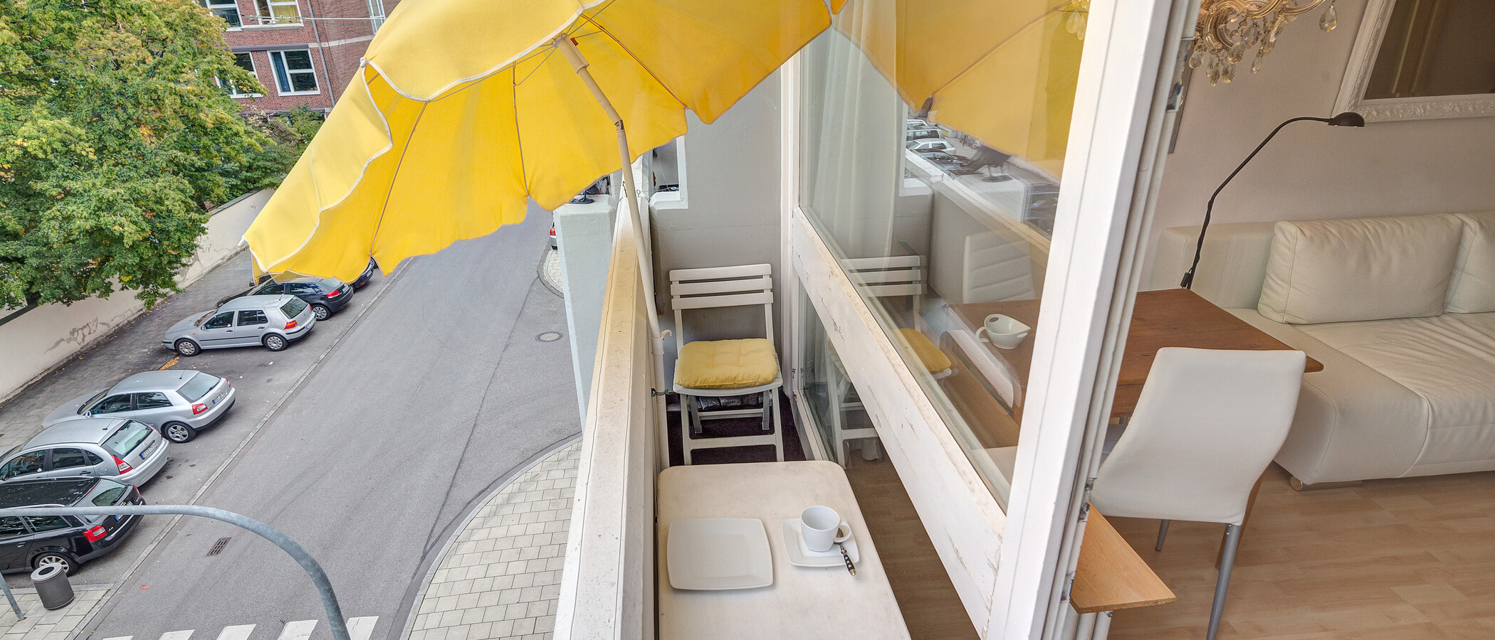 apartamento München Schwabing (links der Leopoldstraße) 02 balcón 2684
