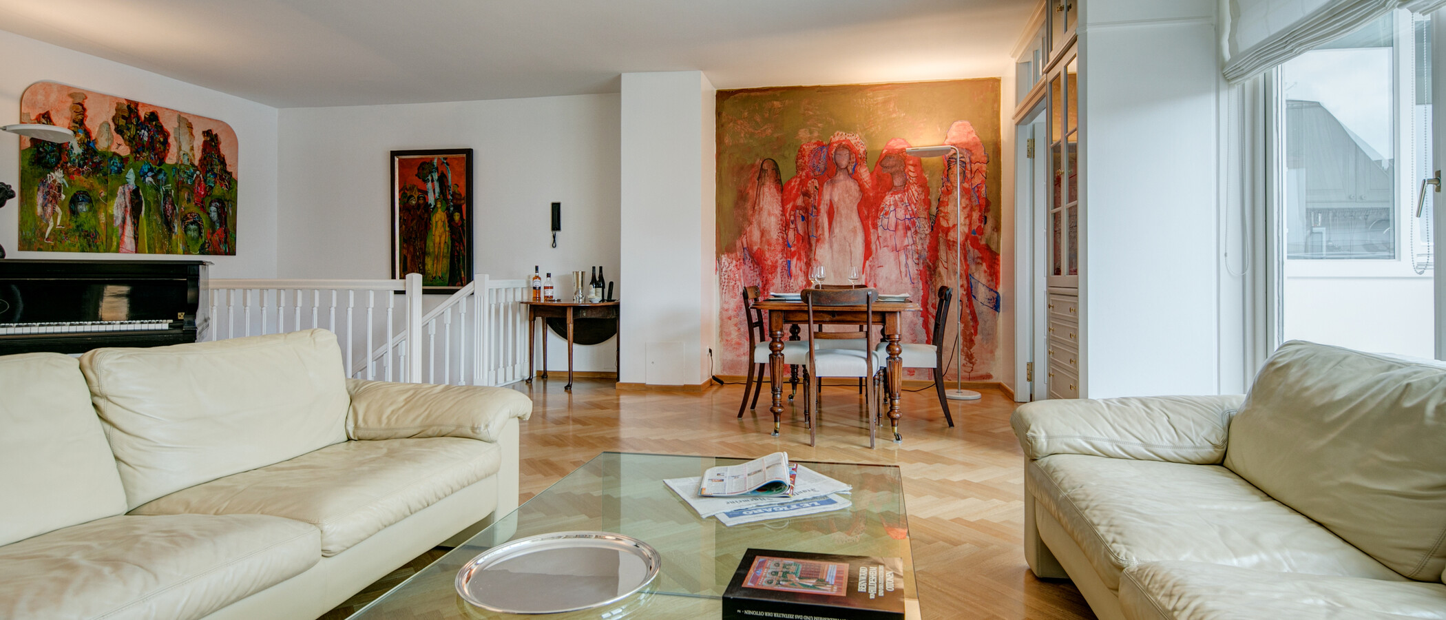 ático con terraza München Schwabing (rechts der Leopoldstraße) 04 salón 2693