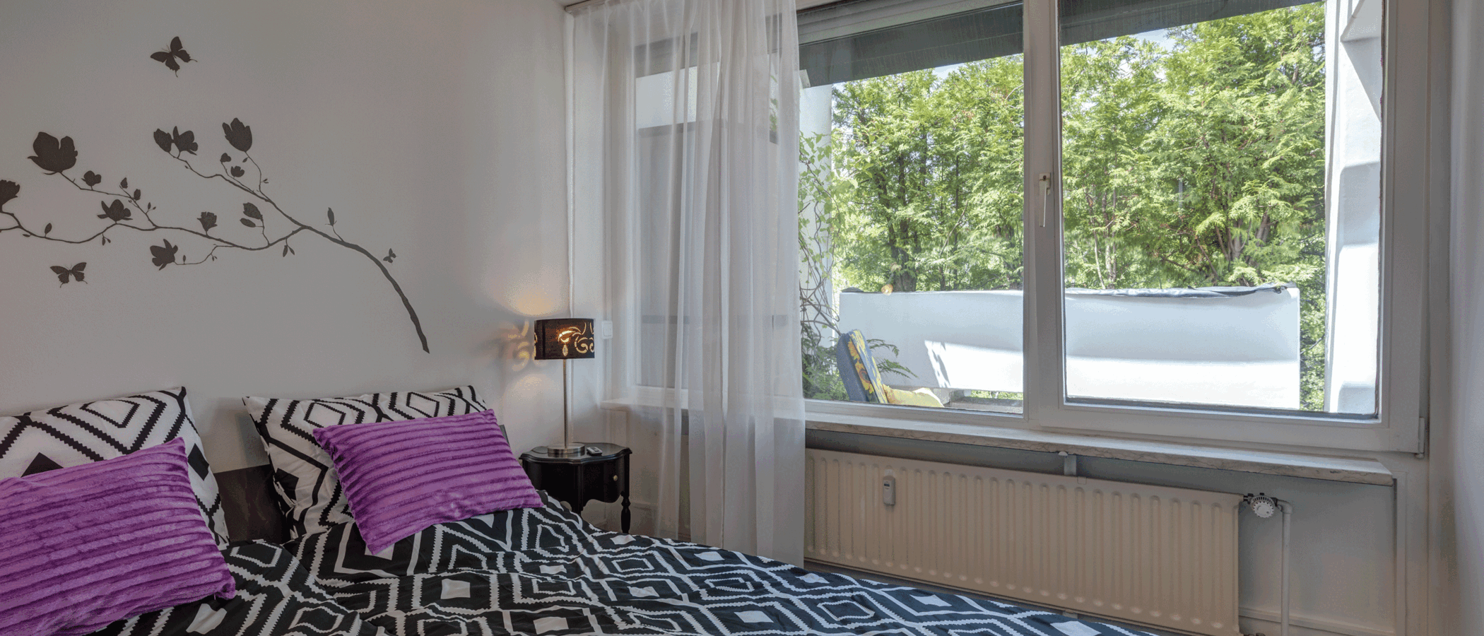 ático con terraza München Neuhausen 01 dormitorio 2774
