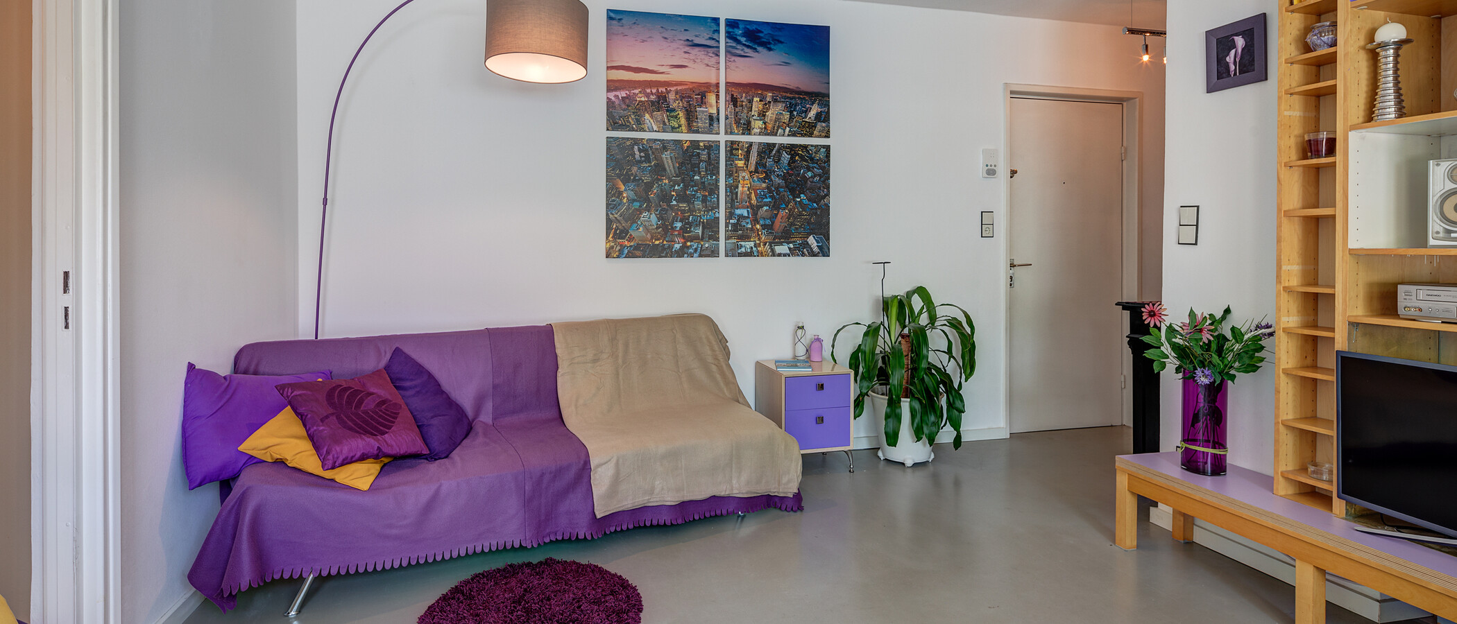 ático con terraza München Neuhausen 03 sala de estar 2774