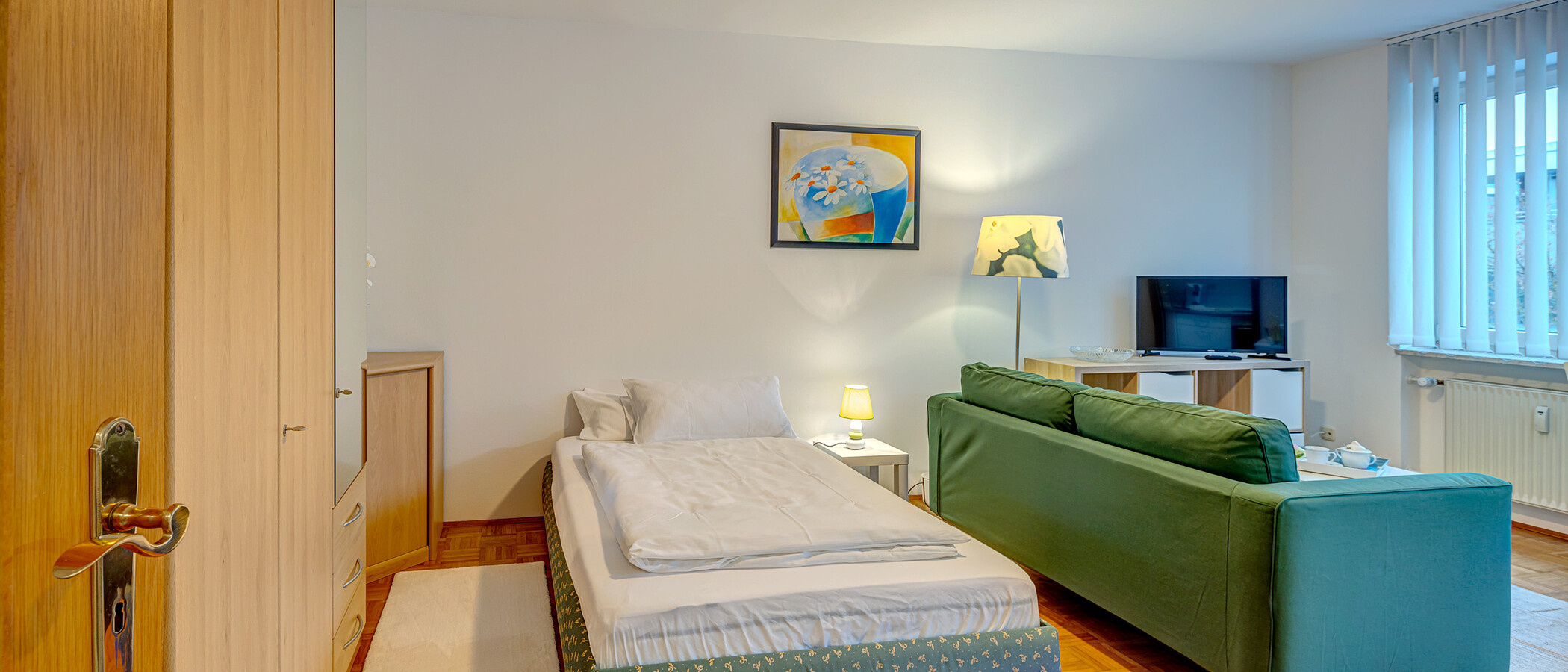 apartamento München Obergiesing 01 zona de dormir 2823