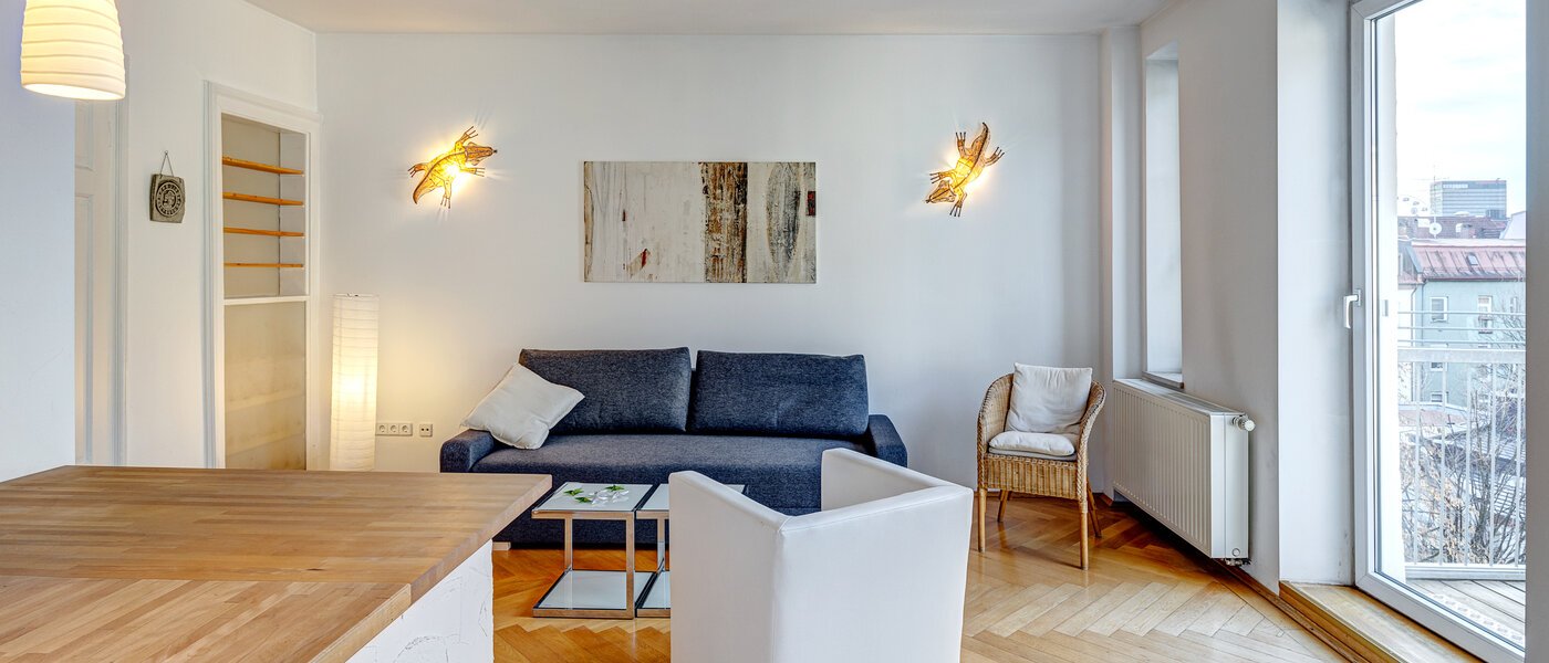 apartamento München Haidhausen 01 zona de día  2886