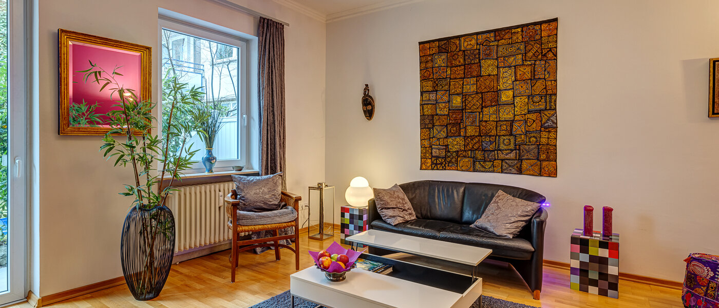 apartamento München Schwabing-West (rund um den Hohenzollernplatz) 02 sala de estar 2993