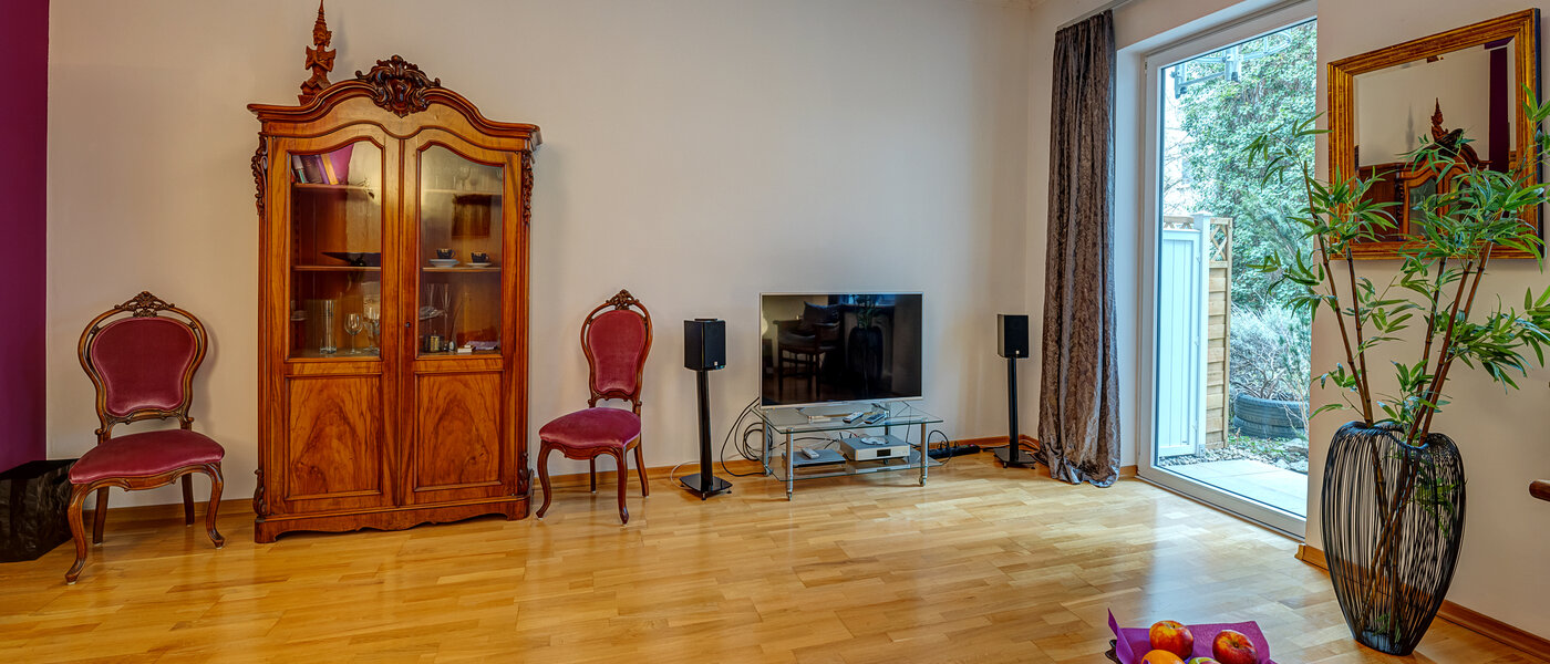 apartamento München Schwabing-West (rund um den Hohenzollernplatz) 05 sala de estar 2993