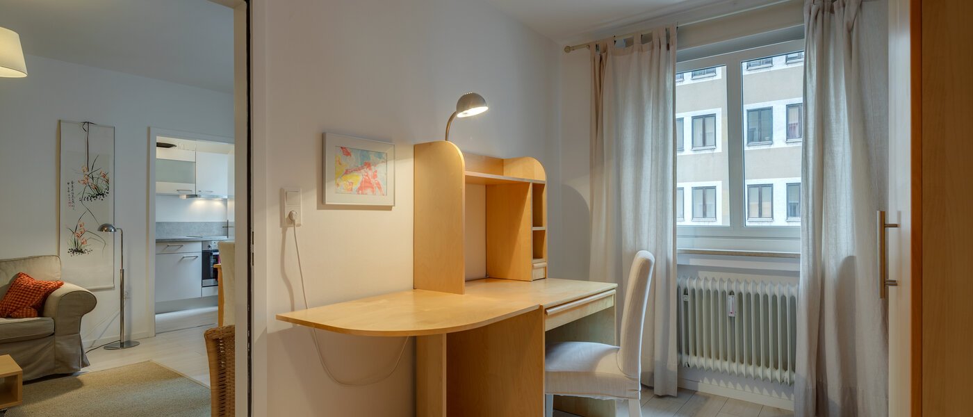 apartamento München Schwabing (links der Leopoldstraße) 02 dormitorio 3177