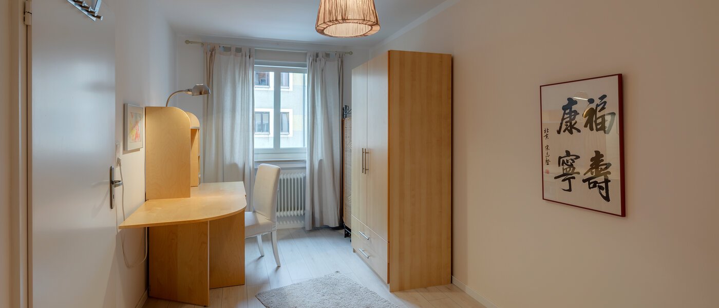 apartamento München Schwabing (links der Leopoldstraße) 03 dormitorio 3177