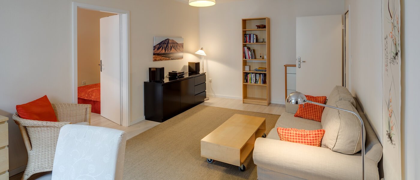 apartamento München Schwabing (links der Leopoldstraße) 03 sala de estar 3177