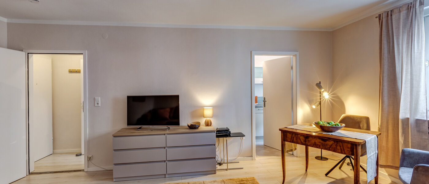 apartamento München Schwabing (links der Leopoldstraße) 04 sala de estar 3177