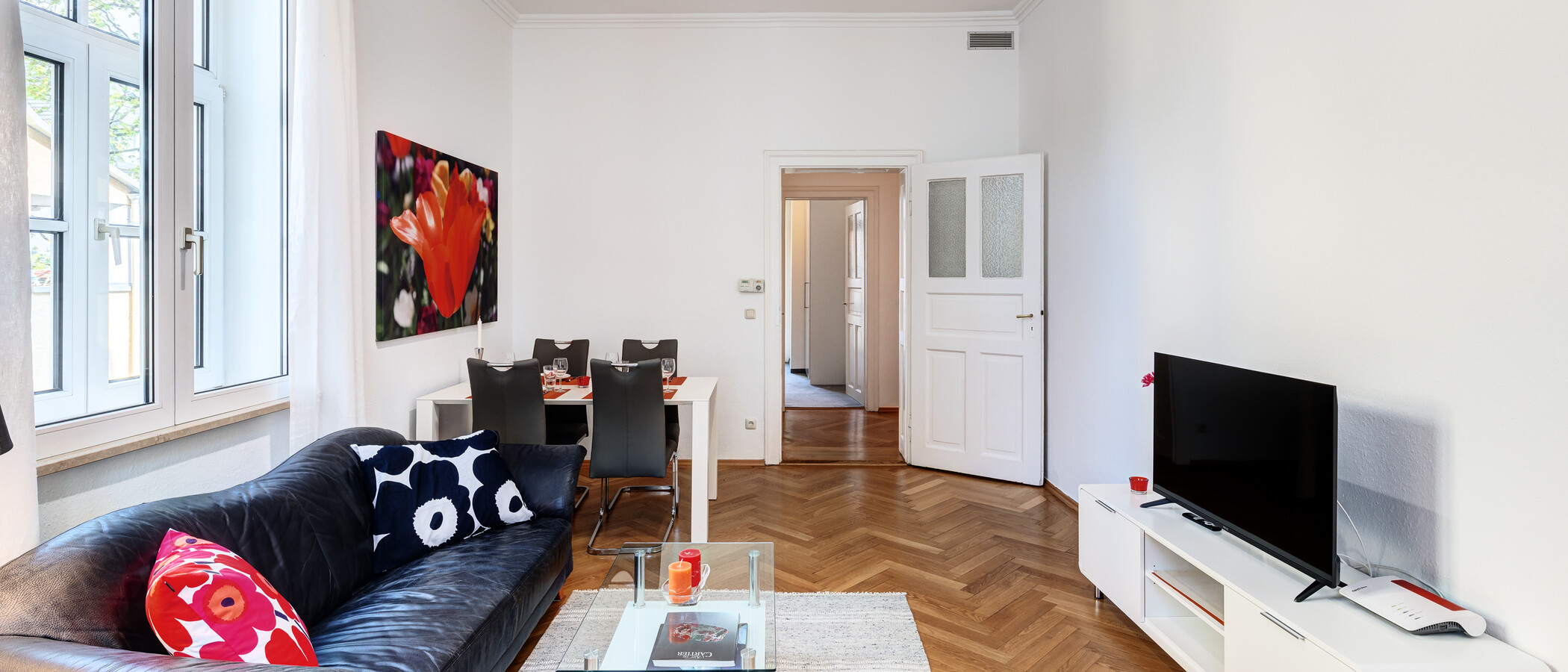 apartamento München Schwabing (rechts der Leopoldstraße) 03 sala de estar 319