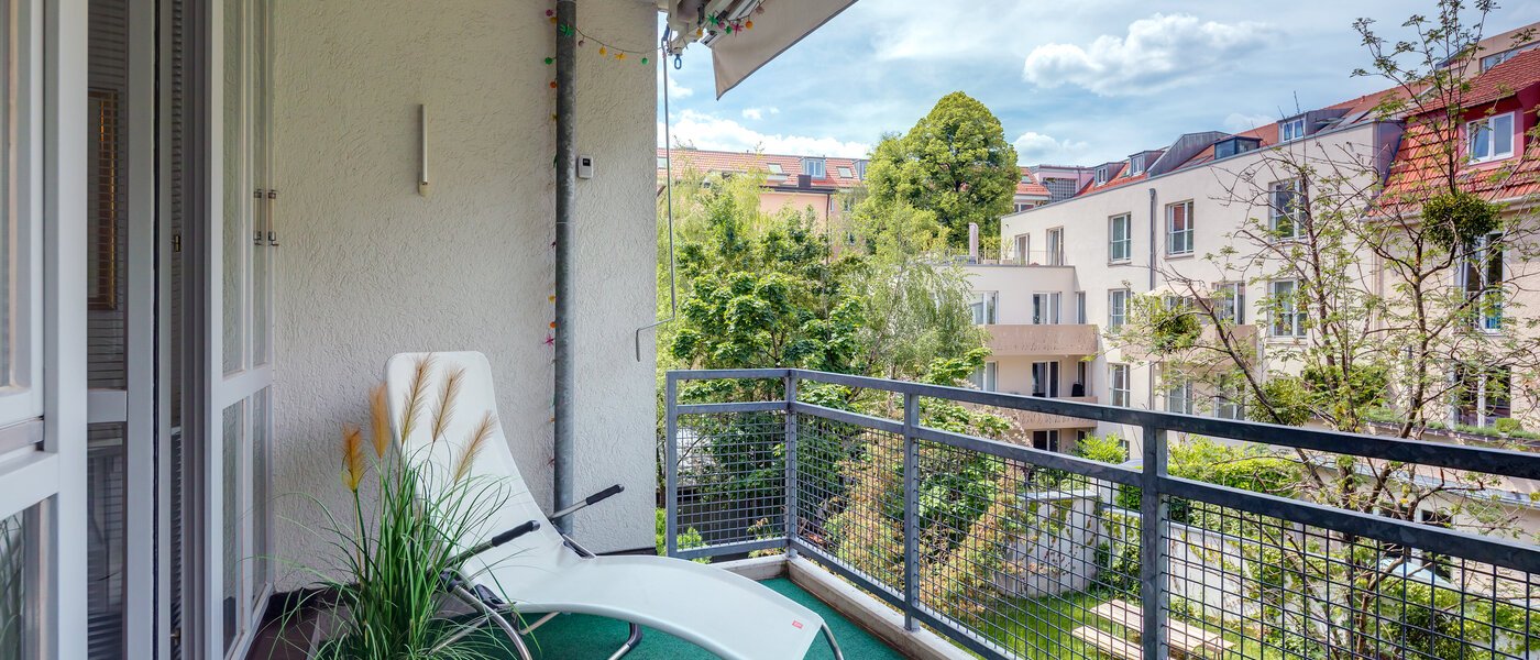 apartamento München Schwabing-West (rund um den Hohenzollernplatz) 01 balcón 3242