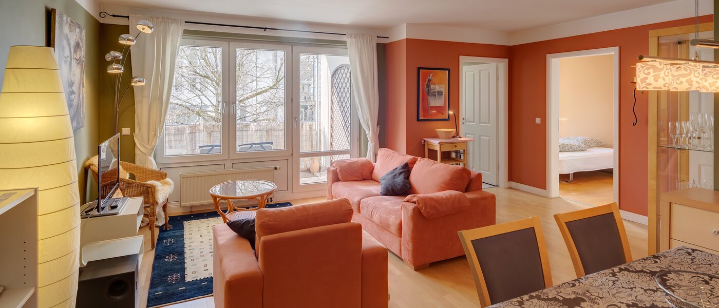 apartamento München Neuhausen 02 zona de día  3288