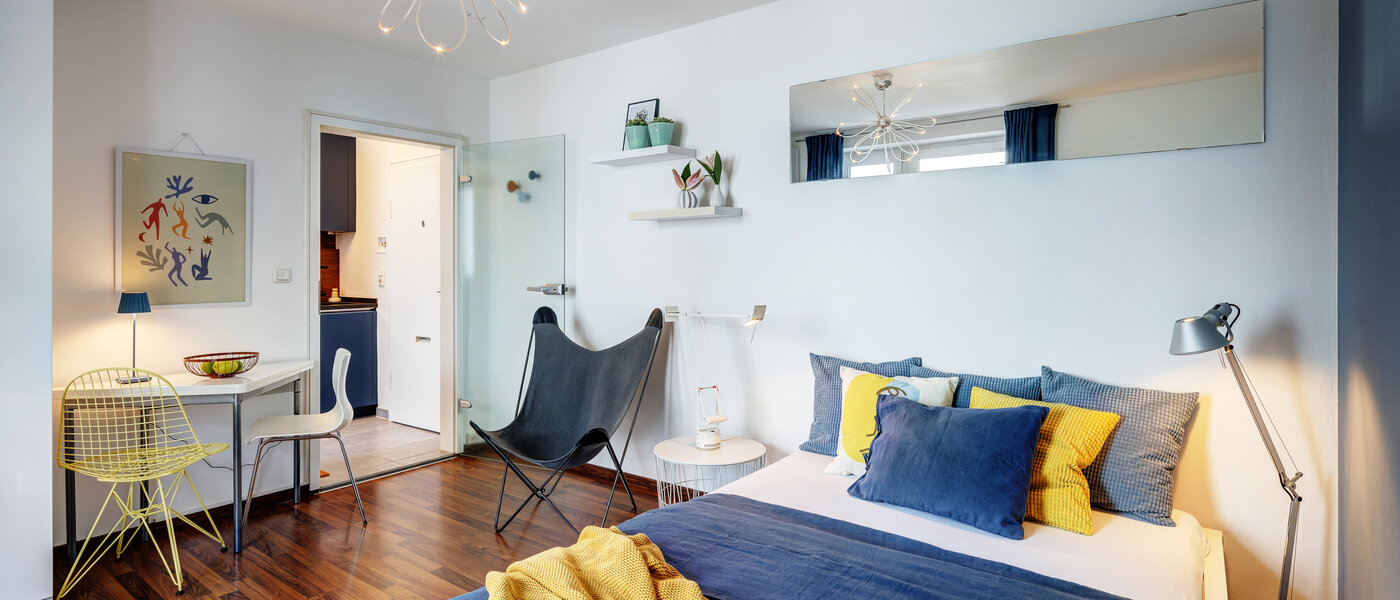 apartamento München Neuhausen 01 zona de día  3328