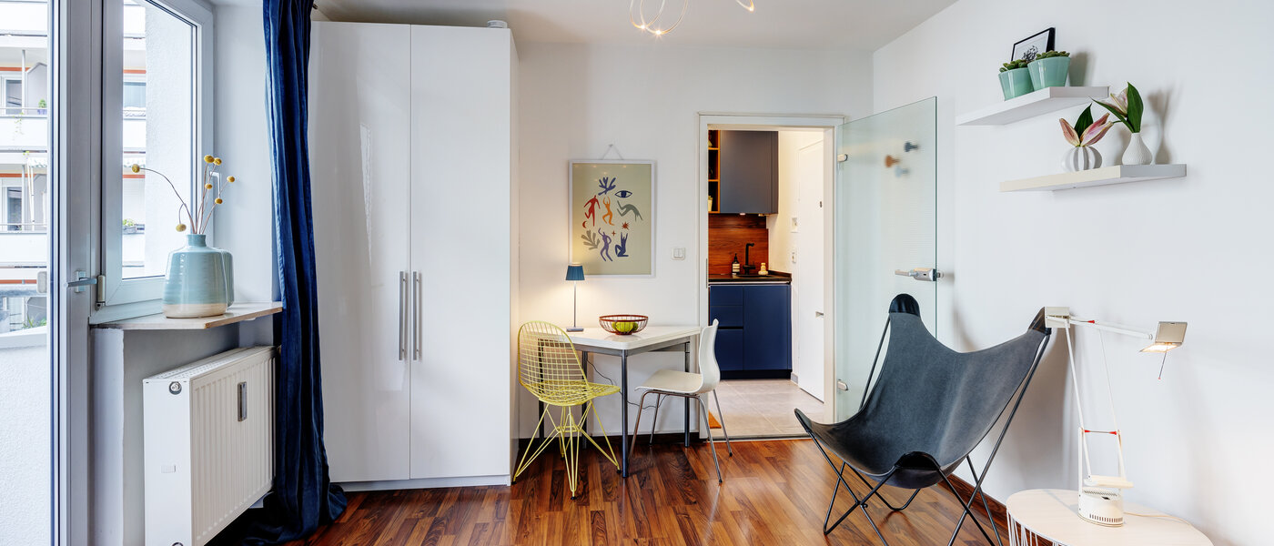 apartamento München Neuhausen 02 zona de día  3328