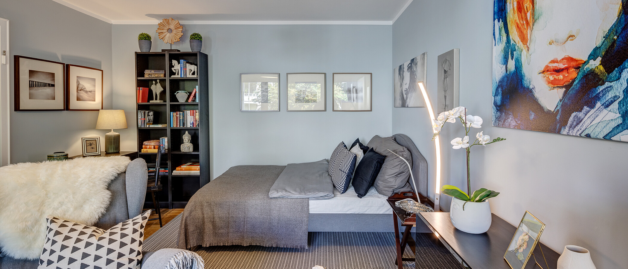 apartamento München Herzogpark 04 zona de día  3384