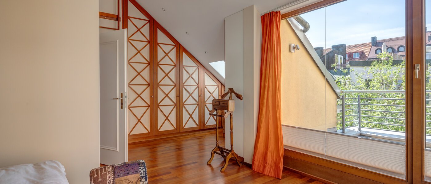 casa pareada München Schwabing (links der Leopoldstraße) 05 dormitorio 3396