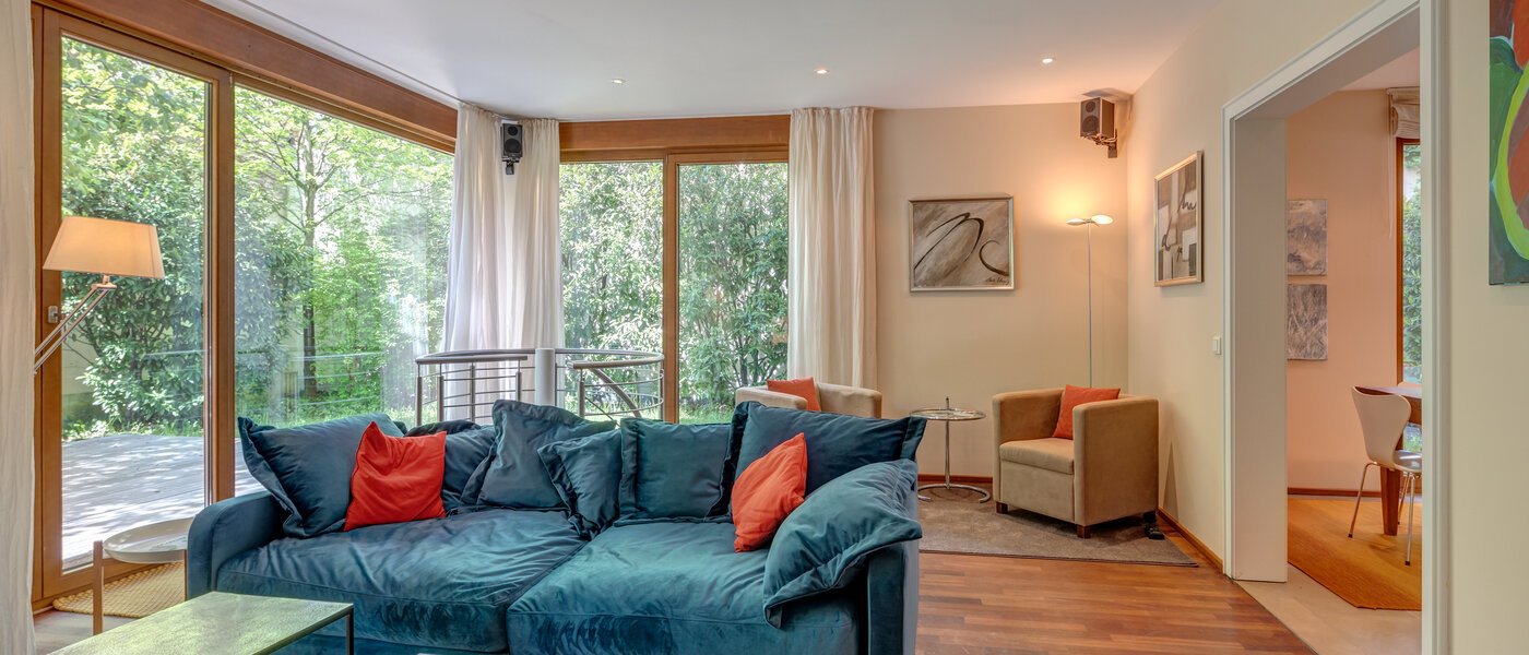 casa pareada München Schwabing (links der Leopoldstraße) 01 zona de día  3396