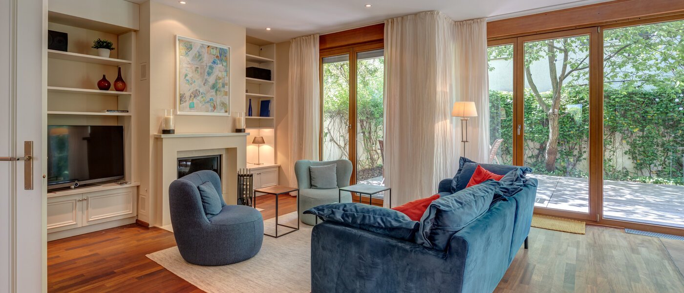 casa pareada München Schwabing (links der Leopoldstraße) 02 zona de día  3396