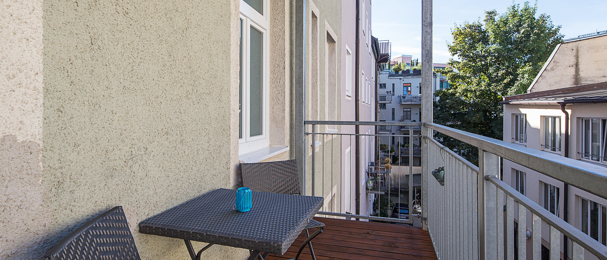 apartamento München Lehel 01 balcón 3457