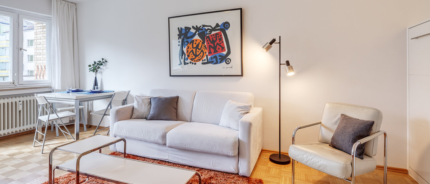 apartamento München Neuhausen 01 zona de día  3464