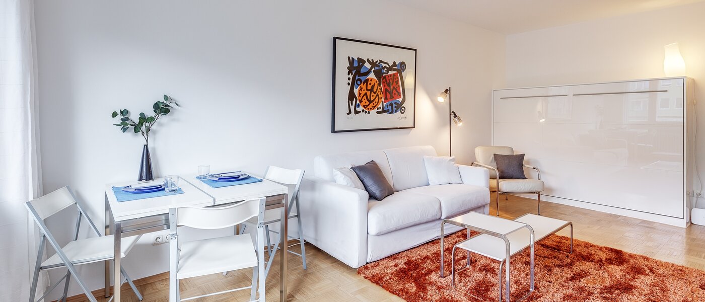 apartamento München Neuhausen 04 zona de día  3464