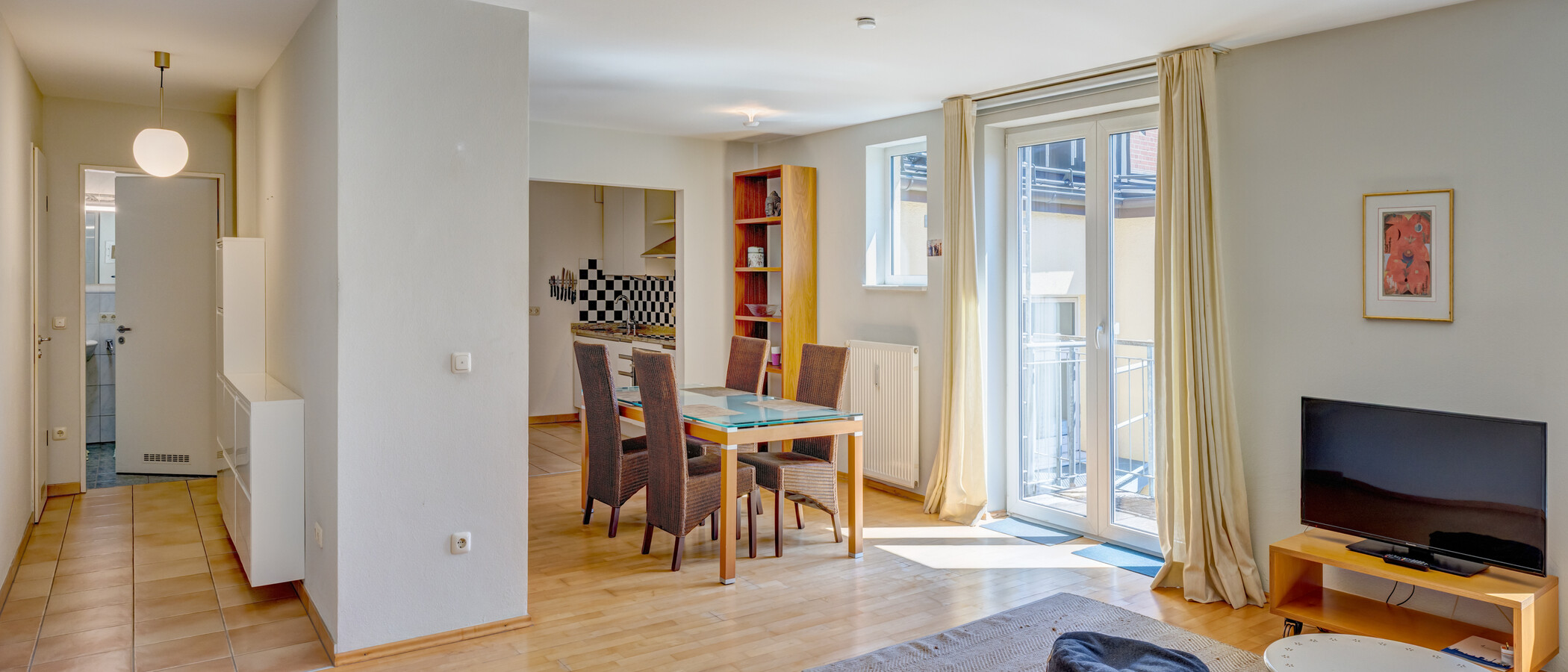 apartamento München Maxvorstadt - Museumsviertel 02 zona de día  3547