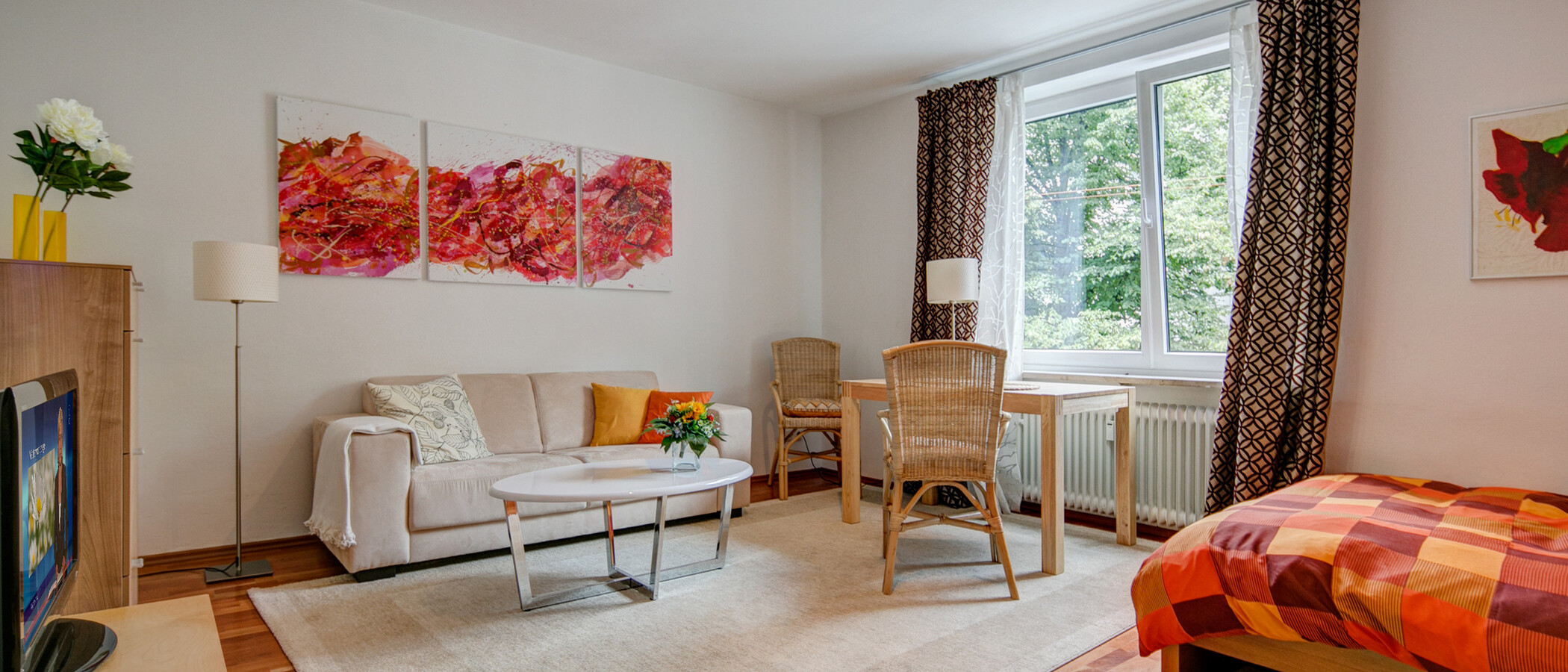 apartamento München Schwabing-West (rund um den Hohenzollernplatz) 01 salón 3569
