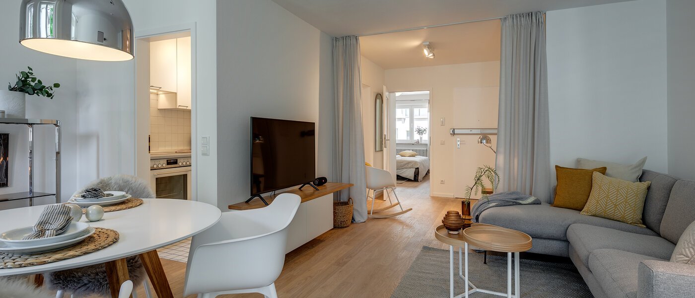 apartamento München Schwabing (rechts der Leopoldstraße) 04 zona de día  361