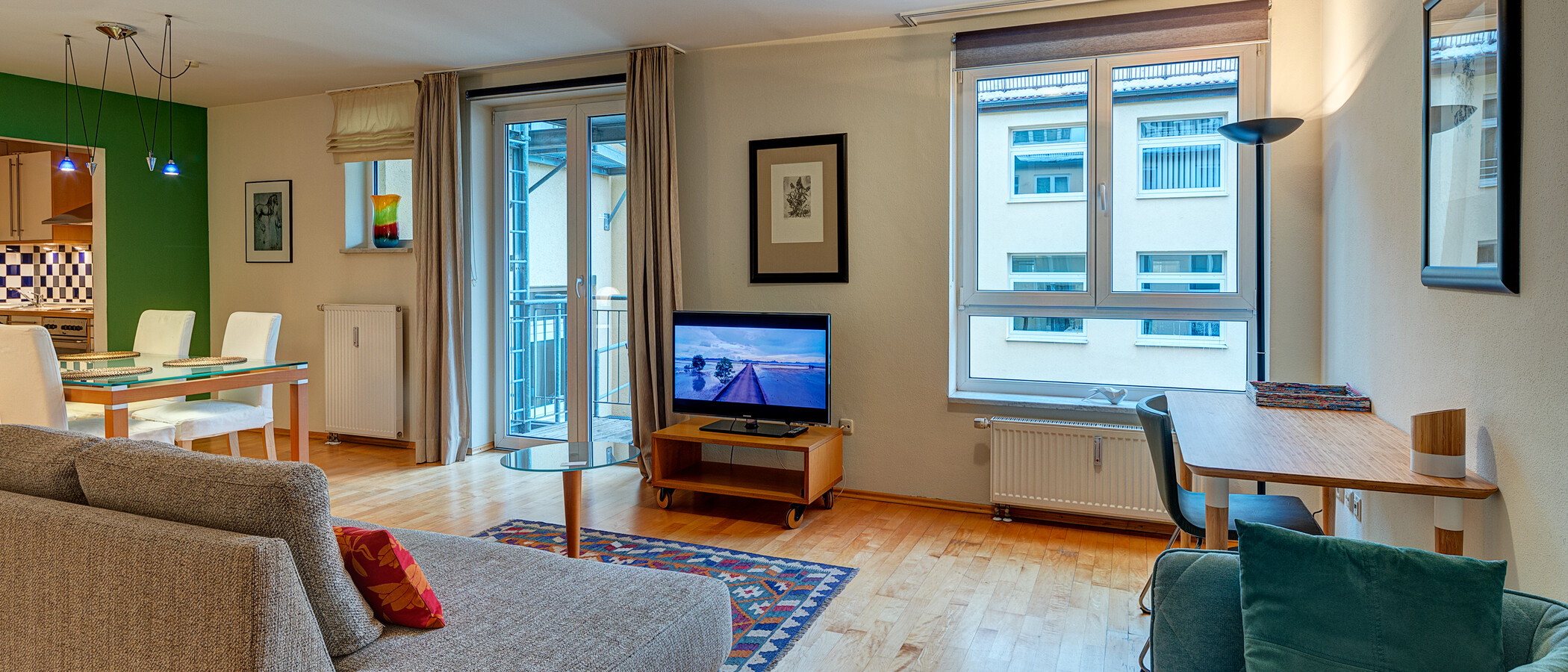 apartamento München Maxvorstadt - Museumsviertel 02 zona de día  3669