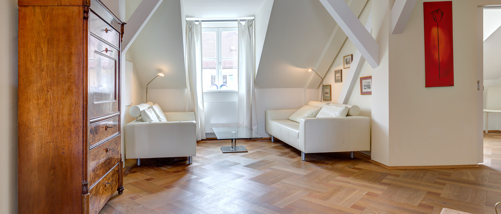 piso con galería München Schwabing (links der Leopoldstraße) 05 salón 3679