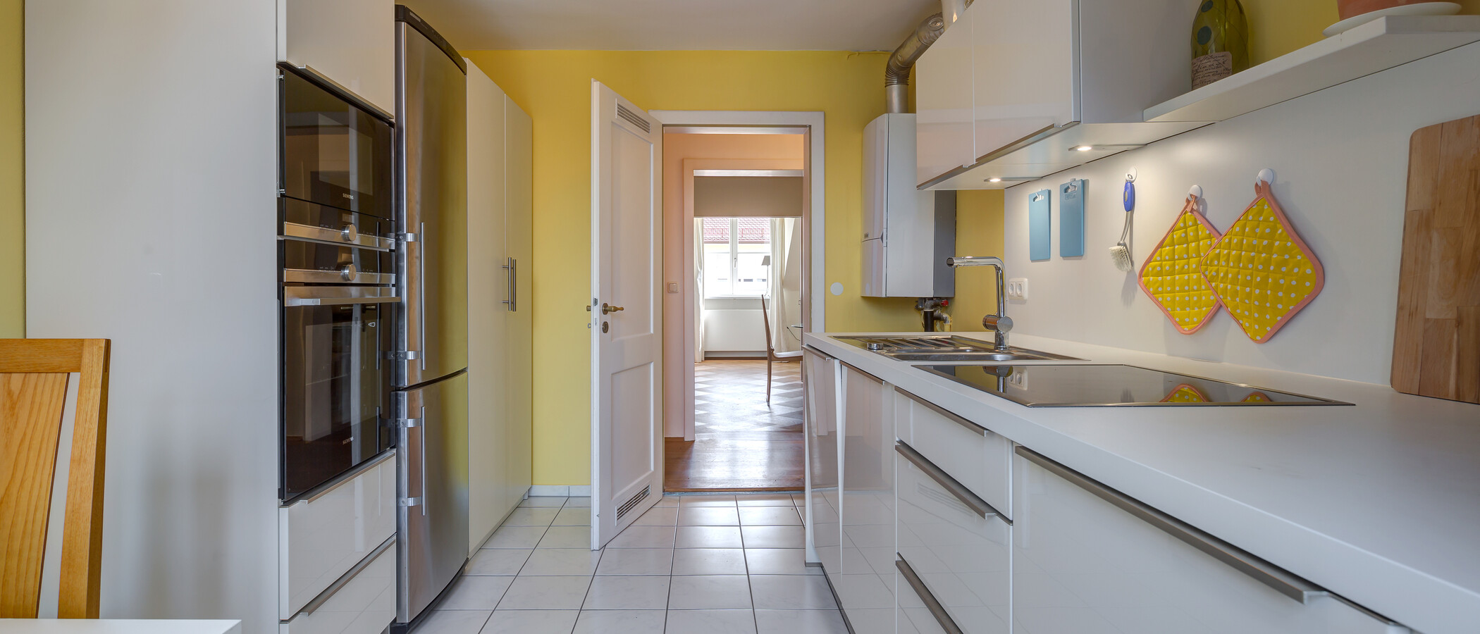 piso con galería München Schwabing (links der Leopoldstraße) 05 cocina 3679