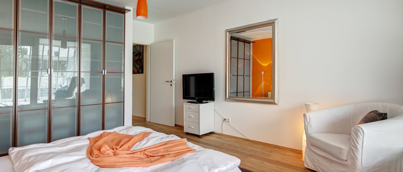 apartamento München Olympiadorf 04 dormitorio 3688