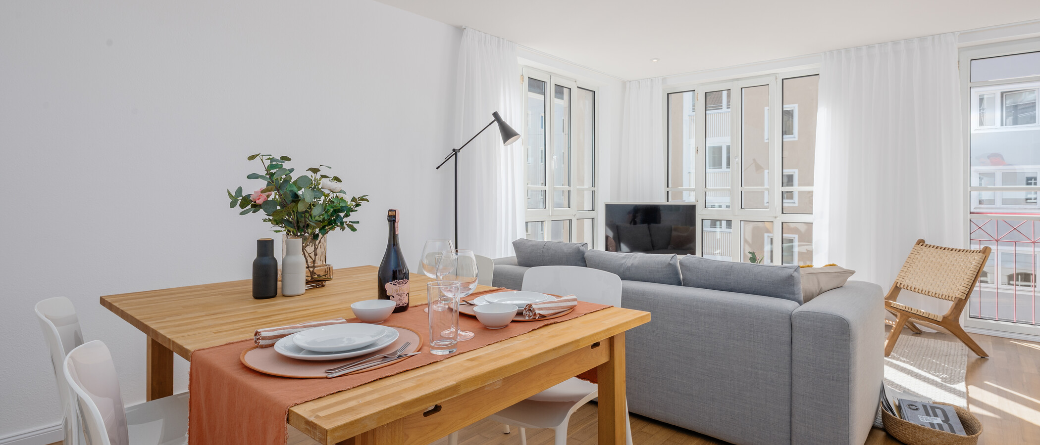 apartamento München Maxvorstadt - Rund um den Josephsplatz 01 zona de día  3735