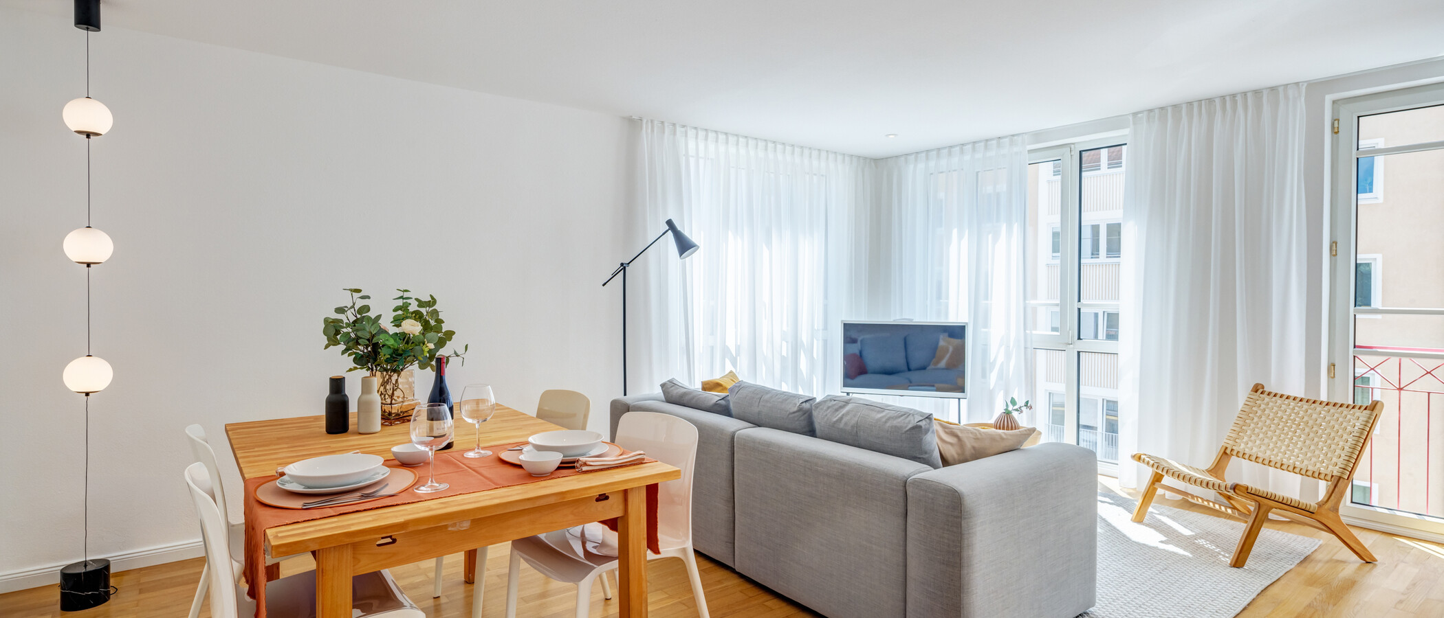 apartamento München Maxvorstadt - Rund um den Josephsplatz 01 zona de día  3735