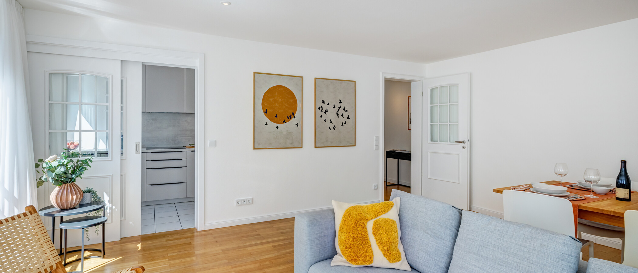 apartamento München Maxvorstadt - Rund um den Josephsplatz 03 zona de día  3735