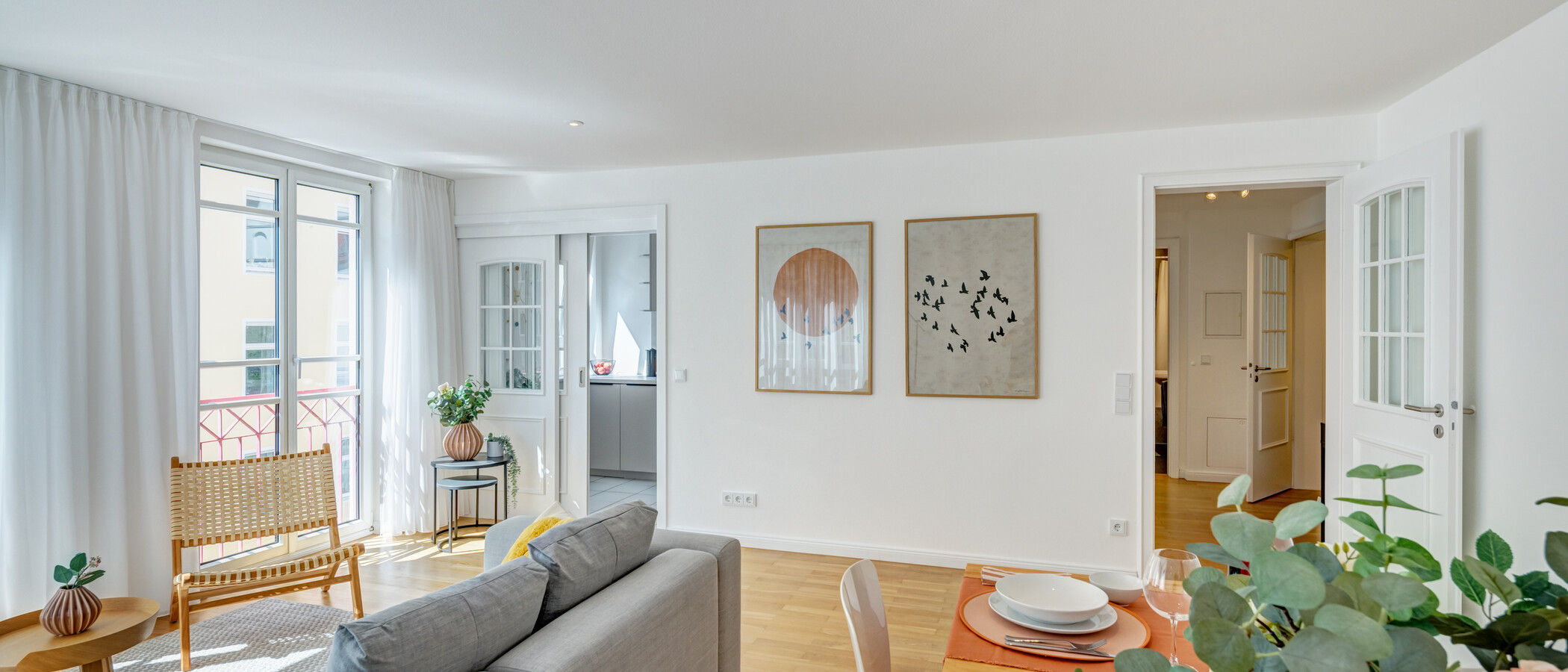 apartamento München Maxvorstadt - Rund um den Josephsplatz 04 zona de día  3735