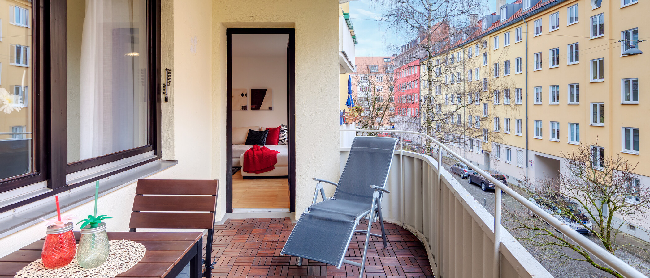 apartamento München Schwabing-West (rund um den Hohenzollernplatz) 01 balcón 3827