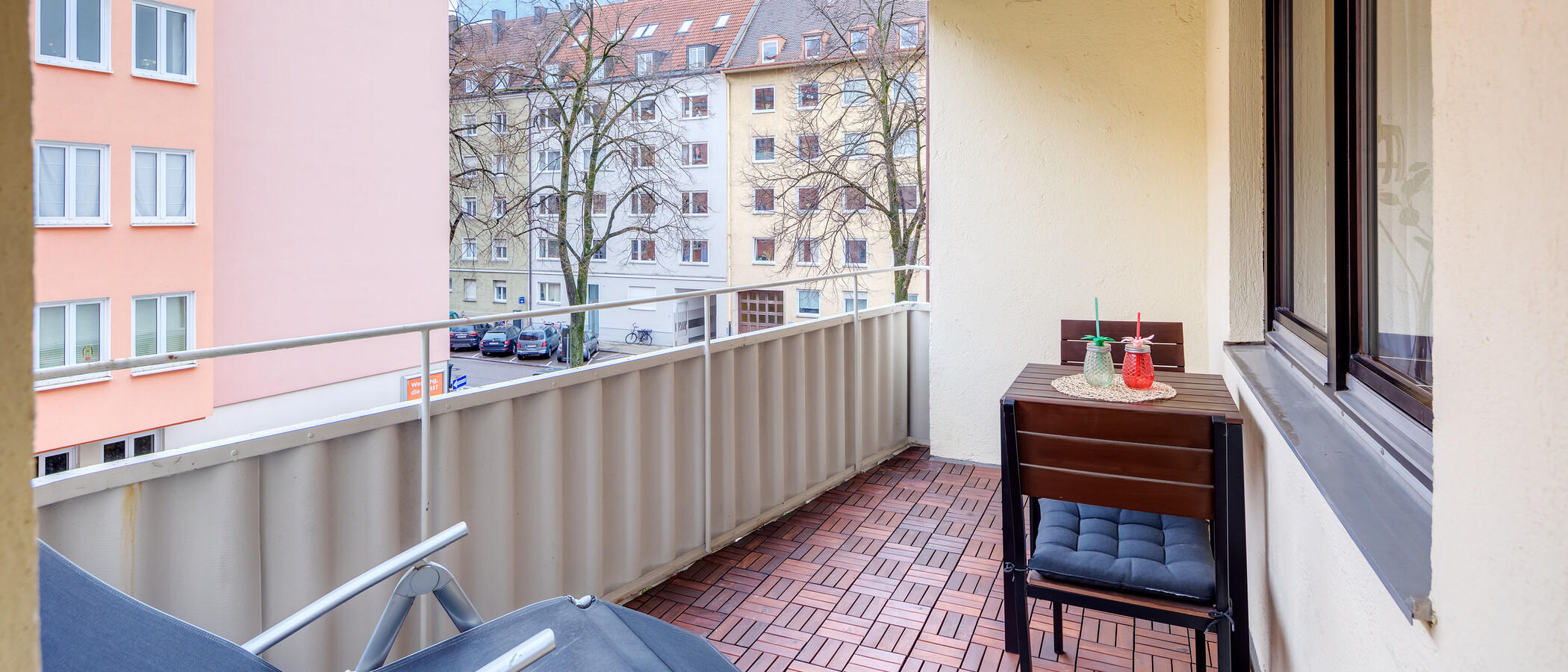 apartamento München Schwabing-West (rund um den Hohenzollernplatz) 02 balcón 3827