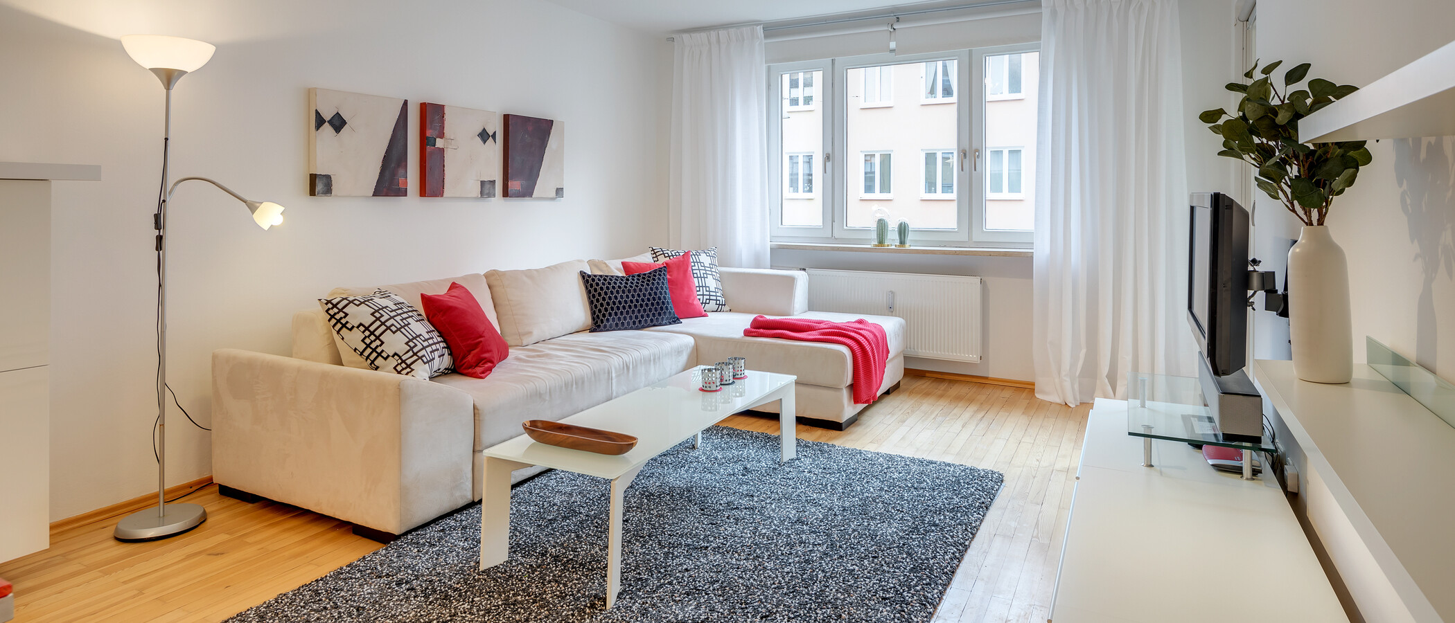apartamento München Schwabing-West (rund um den Hohenzollernplatz) 01 zona de día  3827