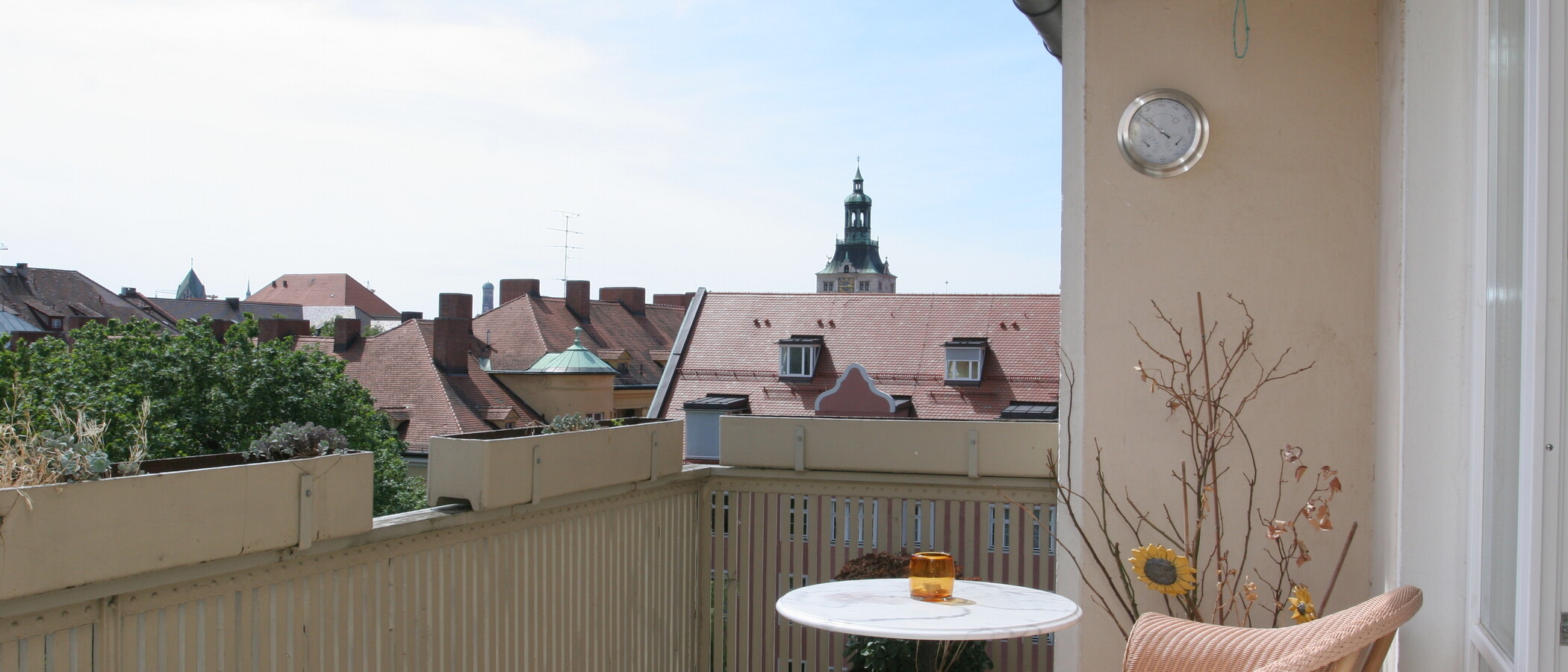 ático con terraza München Lehel 01 balcón 3850