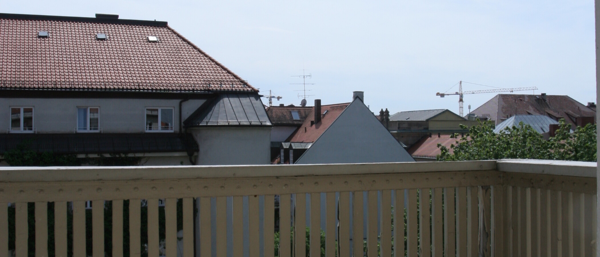 ático con terraza München Lehel 05 balcón 3850