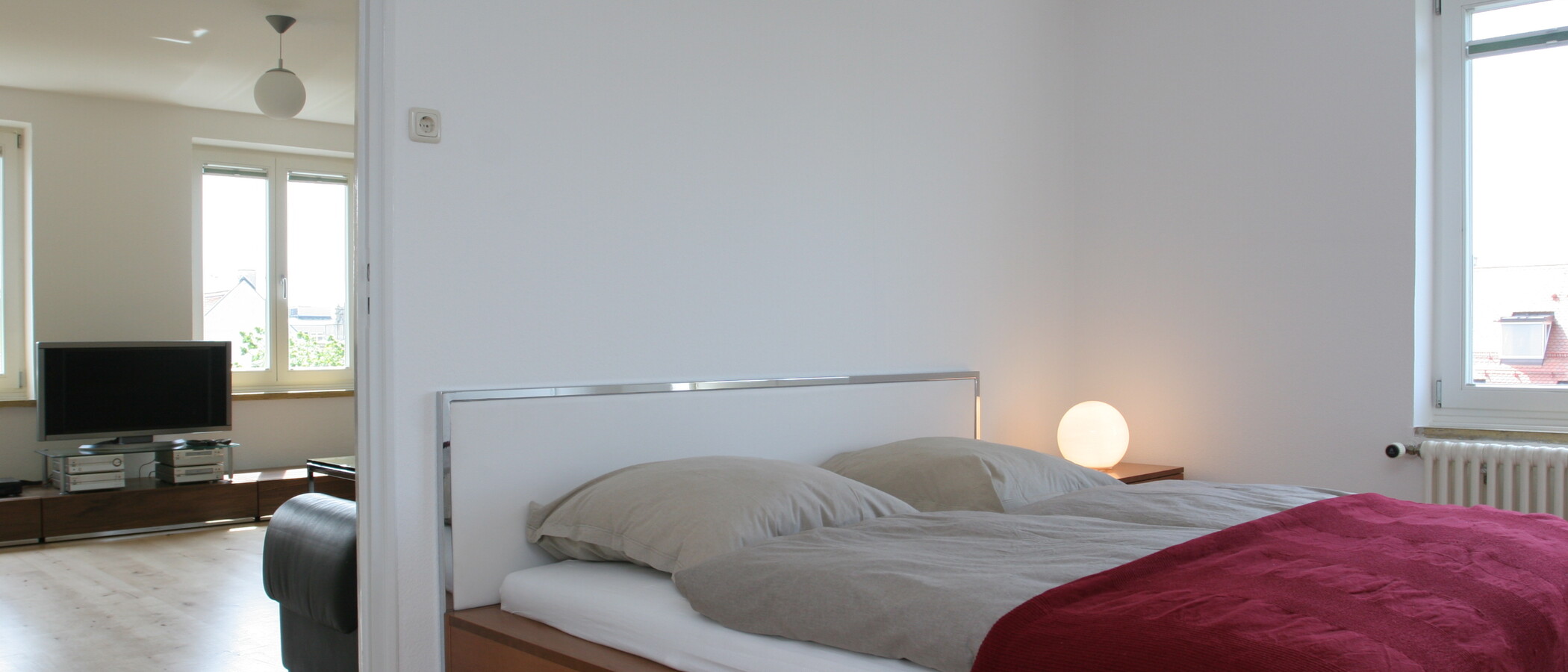 ático con terraza München Lehel 01 dormitorio 3850
