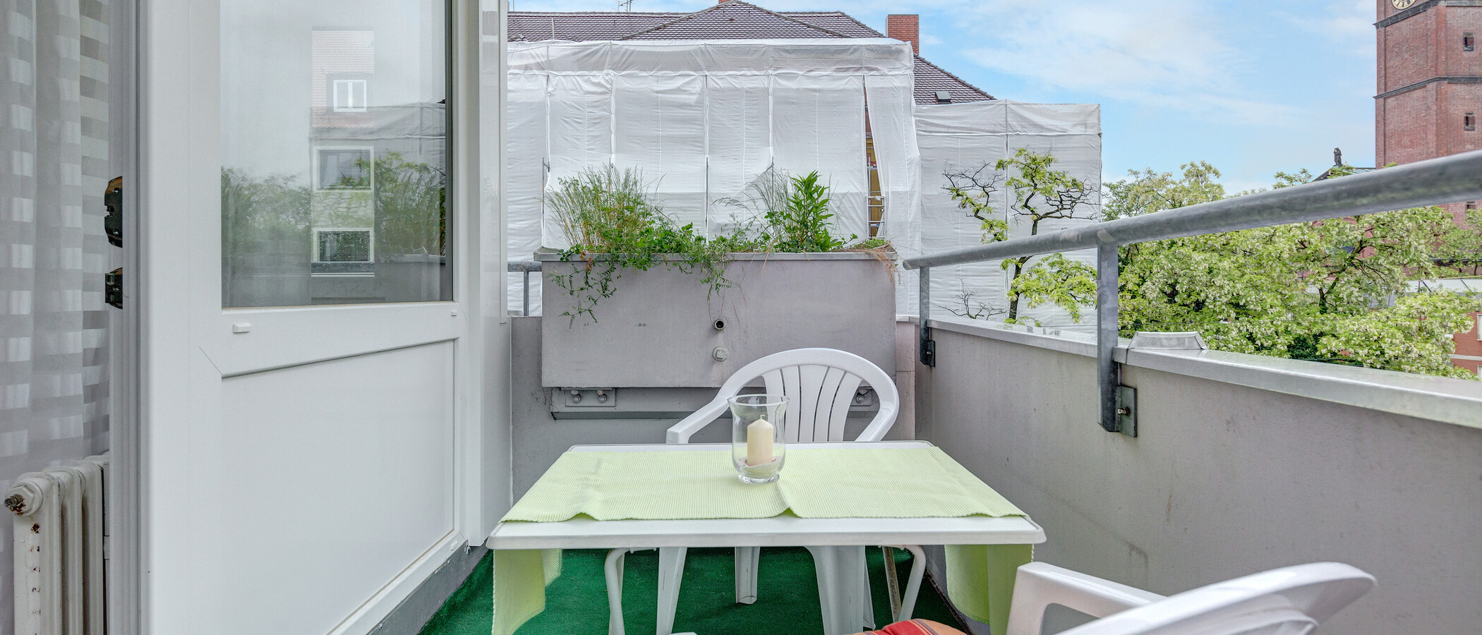 apartamento München Schwabing (links der Leopoldstraße) 02 balcón 386