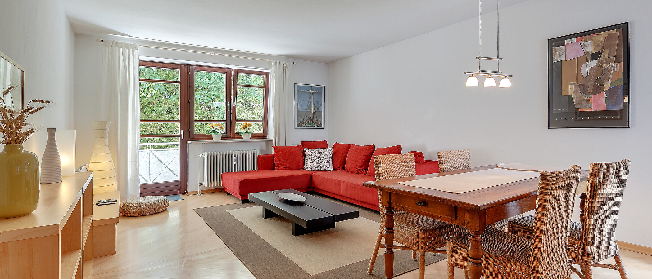 dúplex München Glockenbachviertel 01 salón 3866