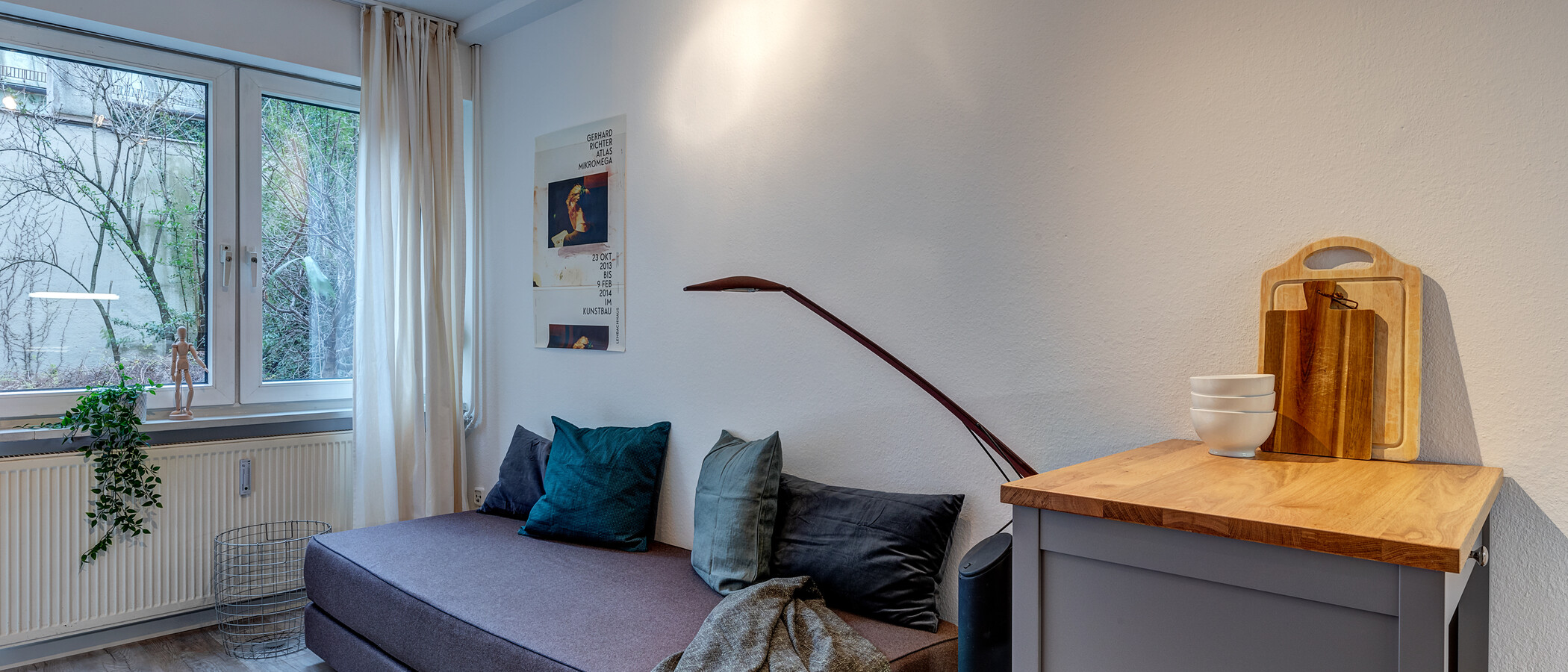 apartamento München Maxvorstadt - Amalienpassage 02 zona de día  4037